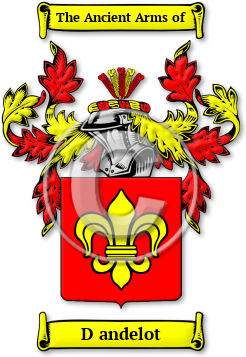 D andelot Family Crest Download (jpg) Legacy Series - 150 DPI